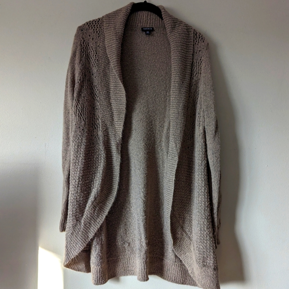Buttery Soft | Torrid | Cardigan | Tan | Size 00 M L